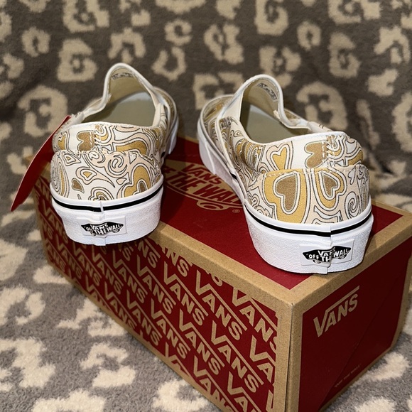 Vans Classic Slip-On Project X Trippy Hearts Multi/White Sneakers New - Picture 6 of 17